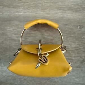 Yellow Designer Handbag